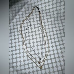 three layered necklace